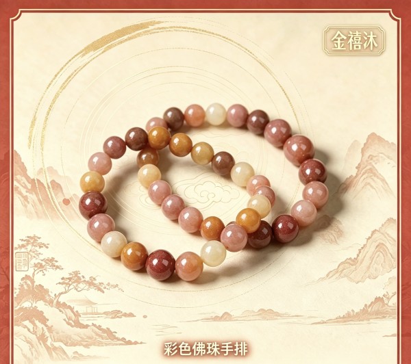 焦糖彩色手串8MM